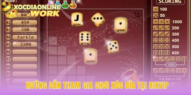 Tham gia xóc đĩa Rikvip qua các bước đăng ký nạp tiền đơn giản