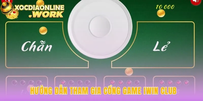 Các bước tham gia chơi xóc đĩa iWin gồm đăng ký và nạp tiền