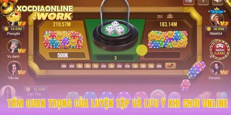 Luyện tập nghe vị trong xóc đĩa online với tai nghe chất lượng